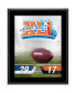 Фото #1 товара Indianapolis Colts vs. Chicago Bears Super Bowl XLI 10.5" x 13" Sublimated Plaque