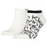 Фото #1 товара CALVIN KLEIN Sneaker All Over Print socks 2 pairs
