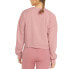 Фото #2 товара Puma Train French Terry Crew Neck Long Sleeve Sweatshirt Womens Pink Coats Jacke