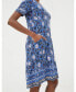 Фото #2 товара Women's Simone Layered Floral Jersey Dress