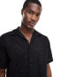 Фото #1 товара Jack & Jones boxy shirt in black lace