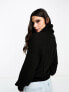 Фото #7 товара JDY fluffy roll neck jumper in black