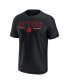 ფოტო #3 პროდუქტის Men's Black Toronto Raptors Raglan T-shirt