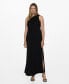 Фото #1 товара Women's Draped Details Asymmetrical Dress