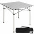 Folding Table Aktive Silver Aluminium 70 x 70 x 70 cm (4 Units)