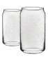 Фото #1 товара THE CAN San Diego Map 16 oz Everyday Glassware, Set of 2