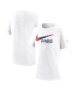 Big Boys and Girls White Paris Saint-Germain Swoosh T-Shirt