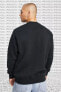 Фото #2 товара Sportswear Club Unisex Crew Sweatshirt Black Unisex Sweatshirt Siyah