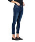 ფოტო #3 პროდუქტის Women's Mid Rise Raw Hem Cropped Skinny Jeans