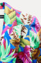 TROPICAL PRINT BLAZER