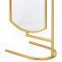 Free standing mirror Alexandra House Living Gold Metal Iron Mirror 40 x 162 x 62 cm