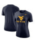 ფოტო #2 პროდუქტის Women's Navy West Virginia Mountaineers Trust the Climb Varsity T-shirt