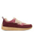 Фото #3 товара Clarks Lockhill Ronnie Fieg Kith Mens Burgundy Lifestyle Sneakers Shoes
