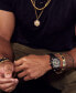 ფოტო #4 პროდუქტის Men's Precisionist Icon Black-Tone Stainless Steel Bracelet Watch 40mm