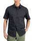 Фото #1 товара Men's Regular-Fit Yarn-Dyed Stripe Clip Dobby Button-Down Shirt, Created for Macy's