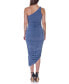One Shoulder Ruched Bodycon Dress