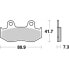 Фото #1 товара MOTO-MASTER Honda 090421 Sintered Brake Pads