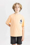 Erkek Çocuk T-shirt C4045a8/og266 Orange