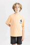 Фото #3 товара Erkek Çocuk T-shirt C4045a8/og266 Orange