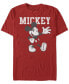 ფოტო #1 პროდუქტის Men's Simply Mickey Short Sleeve Crew T-shirt