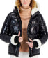 Фото #4 товара Women's Jane Faux-Fur-Trim Hooded Puffer Coat