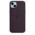 Apple iPhone 14 Plus Silicone Case with MagSafe - Elderberry - Cover - Apple - iPhone 14 Plus - 17 cm (6.7") - Burgundy