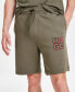 Фото #3 товара Men's Regular-Fit Logo-Print 8" Drawstring Shorts