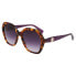 LONGCHAMP 759S Sunglasses Purple Havana/Purple, Dark Purple 2/CAT3 - фото #1