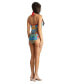 Women's Lace Up One Piece Swimsuit