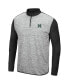 ფოტო #3 პროდუქტის Men's Heather Gray, Black Hawaii Warriors Prospect Quarter-Zip Jacket