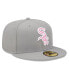 Фото #4 товара Men's Gray Chicago White Sox 2022 Mother's Day On-Field 59Fifty Fitted Hat