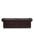 Фото #10 товара Alexandon Leather Chesterfield Tufted Sofa with Roll Arm