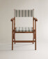 Фото #1 товара Striped cotton folding chair