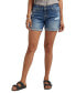 Фото #1 товара Women's Alex Mid Rise Distressed 5" Boyfriend Shorts