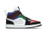 Фото #2 товара Кроссовки Nike Air Jordan 1 Mid SE Black White Multi-Color (Черно-белый)