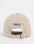 Polo Ralph Lauren logo baseball cap in beige Бежевый - фото #2