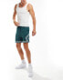 Jordan diamond mesh shorts in dark green