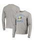 Men's Heathered Gray Los Angeles Rams Arch Super Rival Long Sleeve T-shirt Серый, S - фото #2