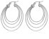 Luxury steel rings earrings