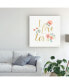 Jenaya Jackson Blooming Delight VI White Canvas Art - 15" x 20"