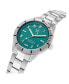 ფოტო #4 პროდუქტის Unisex Three Hand Edition Three Silver-Tone Stainless Steel Bracelet Watch 41mm