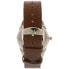 Timex Men's Briarwood TW2T66800 Silver Leather Japanese Quartz Dress Watch
