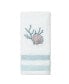 Фото #1 товара Coastal Terrazzo Embroidered Cotton Hand Towel, 16" x 30"