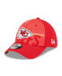 Фото #1 товара Men's Red Kansas City Chiefs 2023 NFL Training Camp 39THIRTY Flex Fit Hat