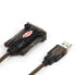 Фото #5 товара USB-кабель Unitek International UNITEK Y-105 - Black - 1.5 м - USB Type-A - DB-9 - Male - Male