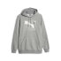 Puma Essentials+ Logo Lab Pullover Hoodie Mens Grey Casual Outerwear 67592403