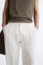 Textured rustic trousers