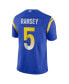 Фото #4 товара Men's Jalen Ramsey Royal Los Angeles Rams Team Vapor Limited Jersey