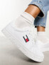 Фото #7 товара Tommy Jeans cool essential sneakers in white