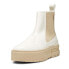 Фото #2 товара Puma Mayze Chelsea Jelly Platform Round Toe Womens White Casual Boots 39362603